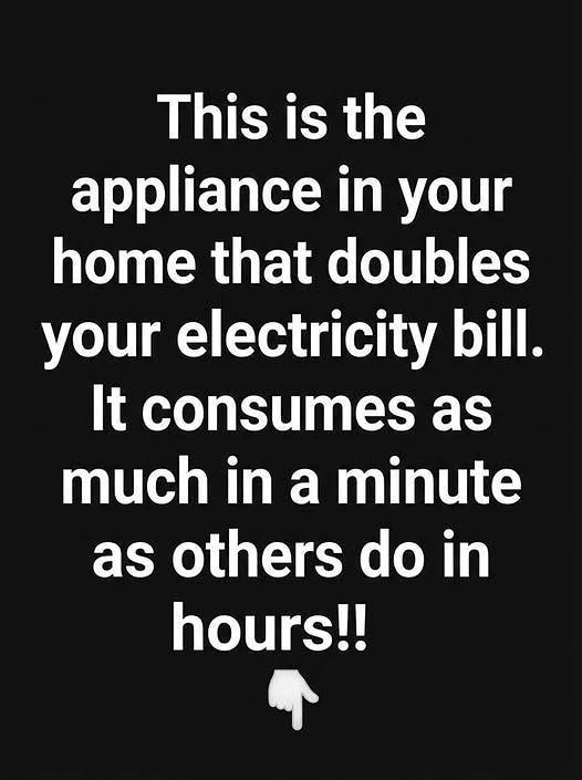 The Household Appliance That Uses More Electricity Than You Think