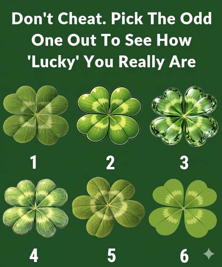 Think You’re Lucky? Try to Find the Odd One Out!