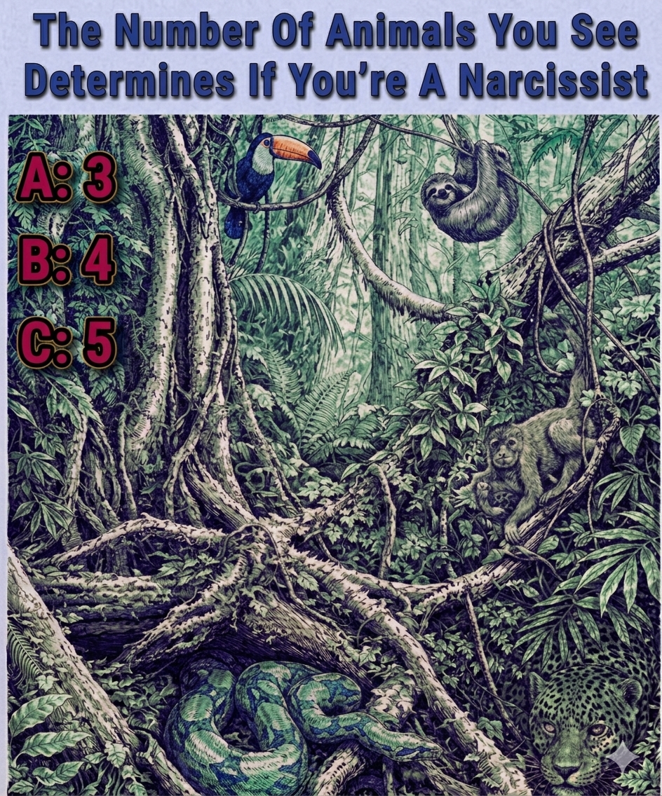 This Jungle Puzzle Claims the Animals You See Reveal Your Traits