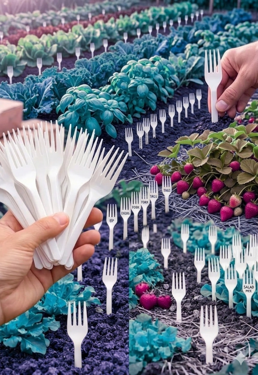 Why Gardeners Swear by Using Plastic Forks in Their Vegetable Gardens