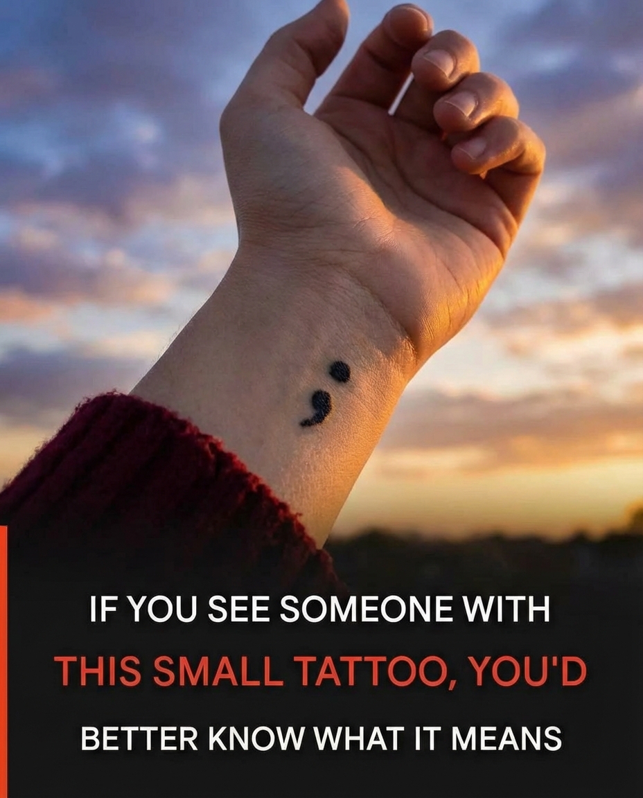 The Meaning Behind the Semicolon Tattoo and Its Message of Hope