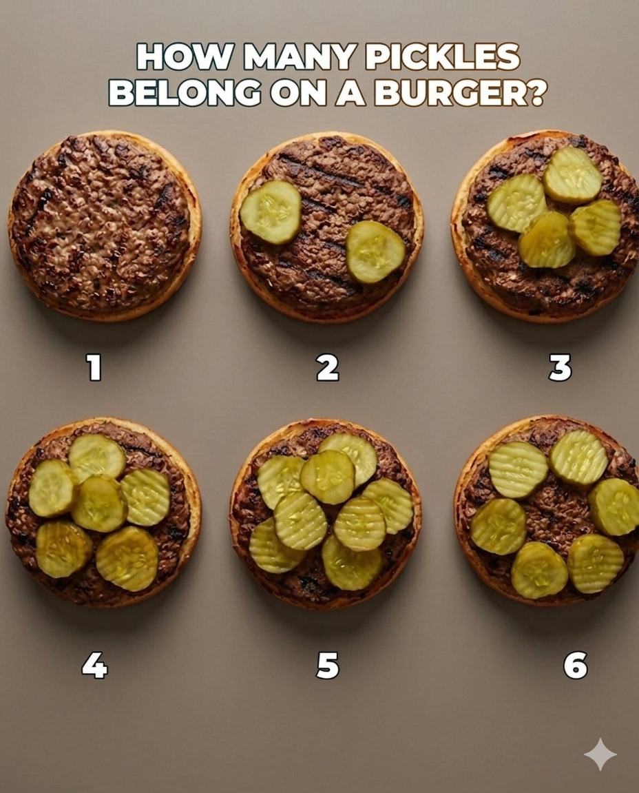 The Pickle Question: How Many Is Too Many on a Burger?