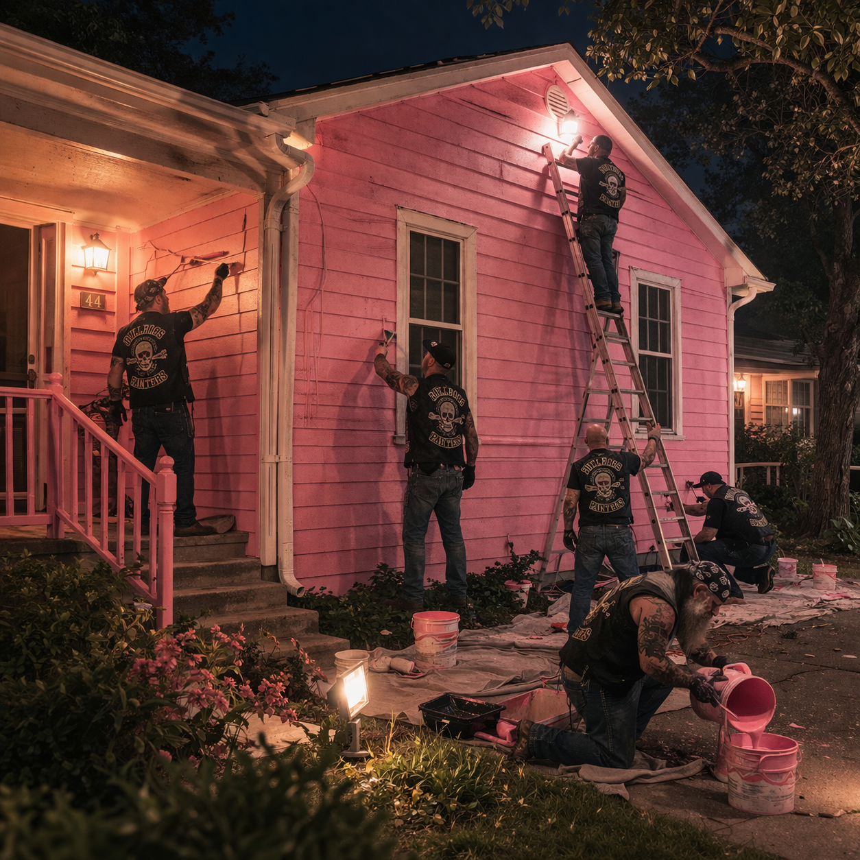 Strangers Painted My Mother’s House Pink at 4AM—I Didn’t Know Why