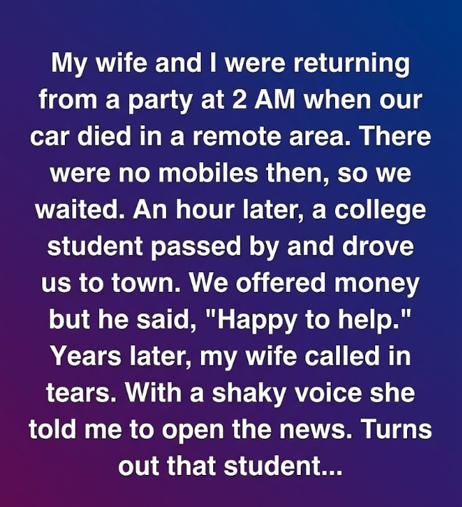 How One Selfless Student Made a Difference in a Critical Moment