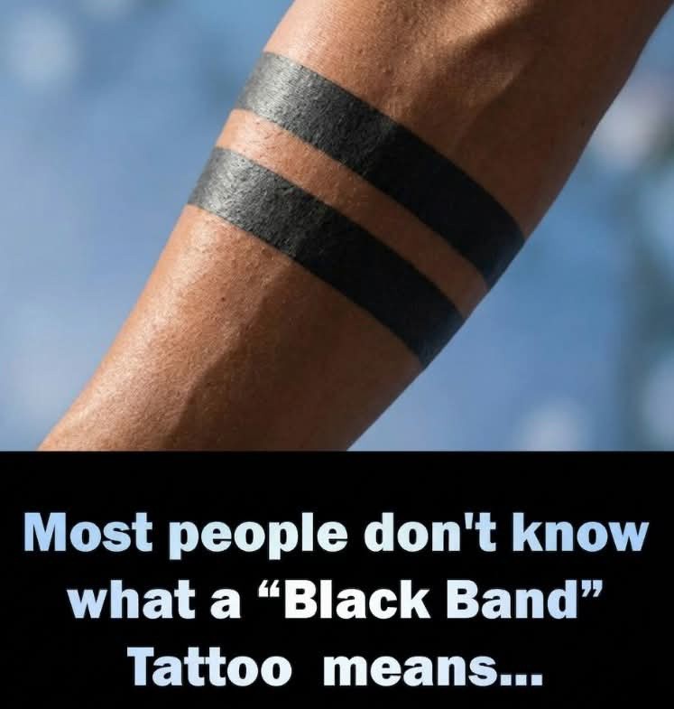 The Real Meaning Behind Black Band Tattoos Might Surprise You