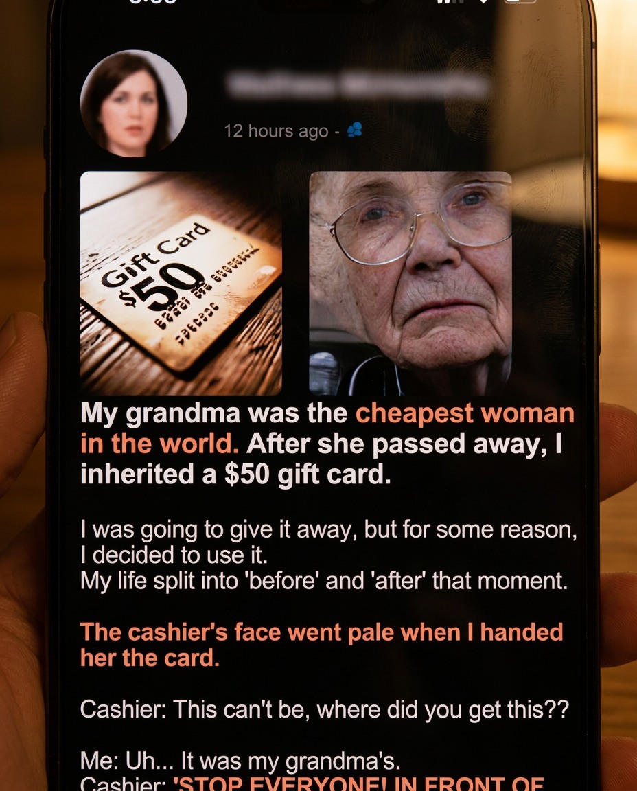 My Grandma Left Me a Simple Gift Card — Then a Stranger Revealed the Secret Behind It