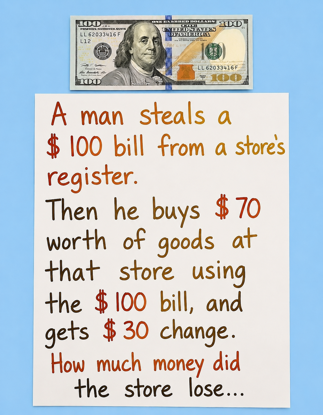 Most People Get This Money Puzzle Wrong — Can You Solve It Correctly?