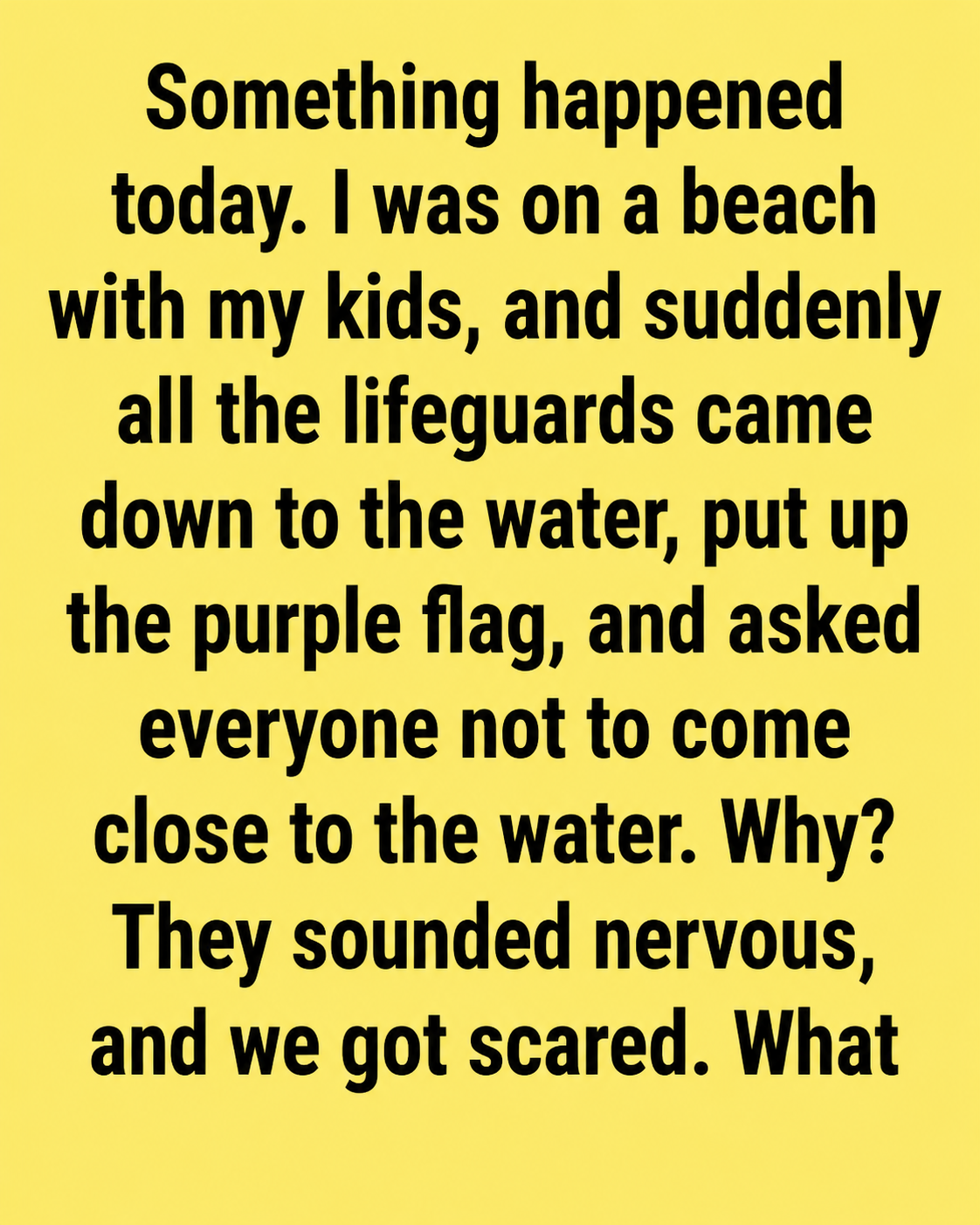 The Meaning Behind the Purple Beach Flag Could Help Keep You Safe