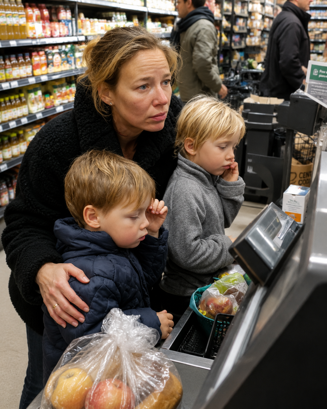 He Paid for a Mother’s Apples and Thought Nothing of It — Until an Officer Found Him