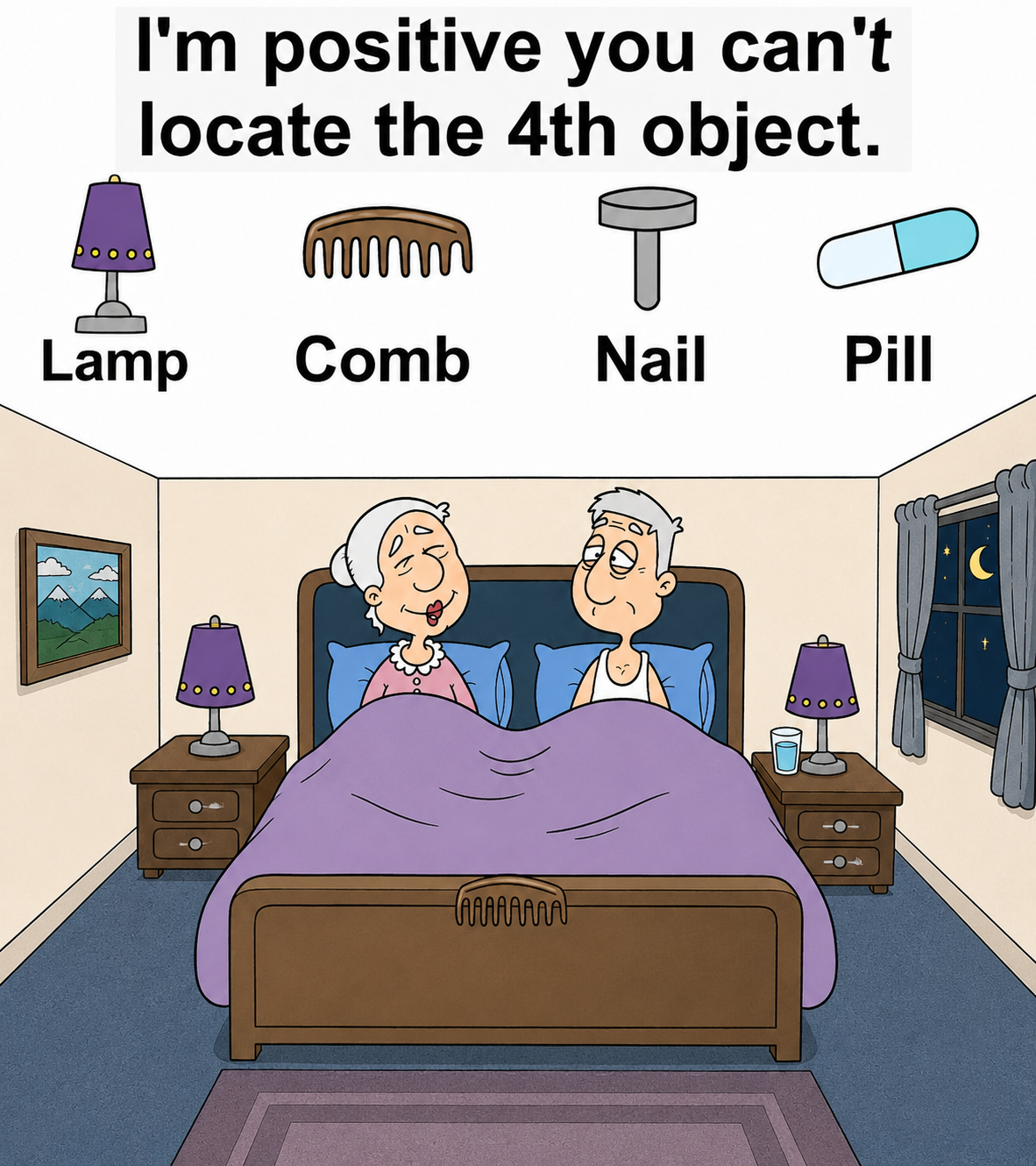 A Simple Bedroom Scene Hides Four Objects Most People Miss at First Glance