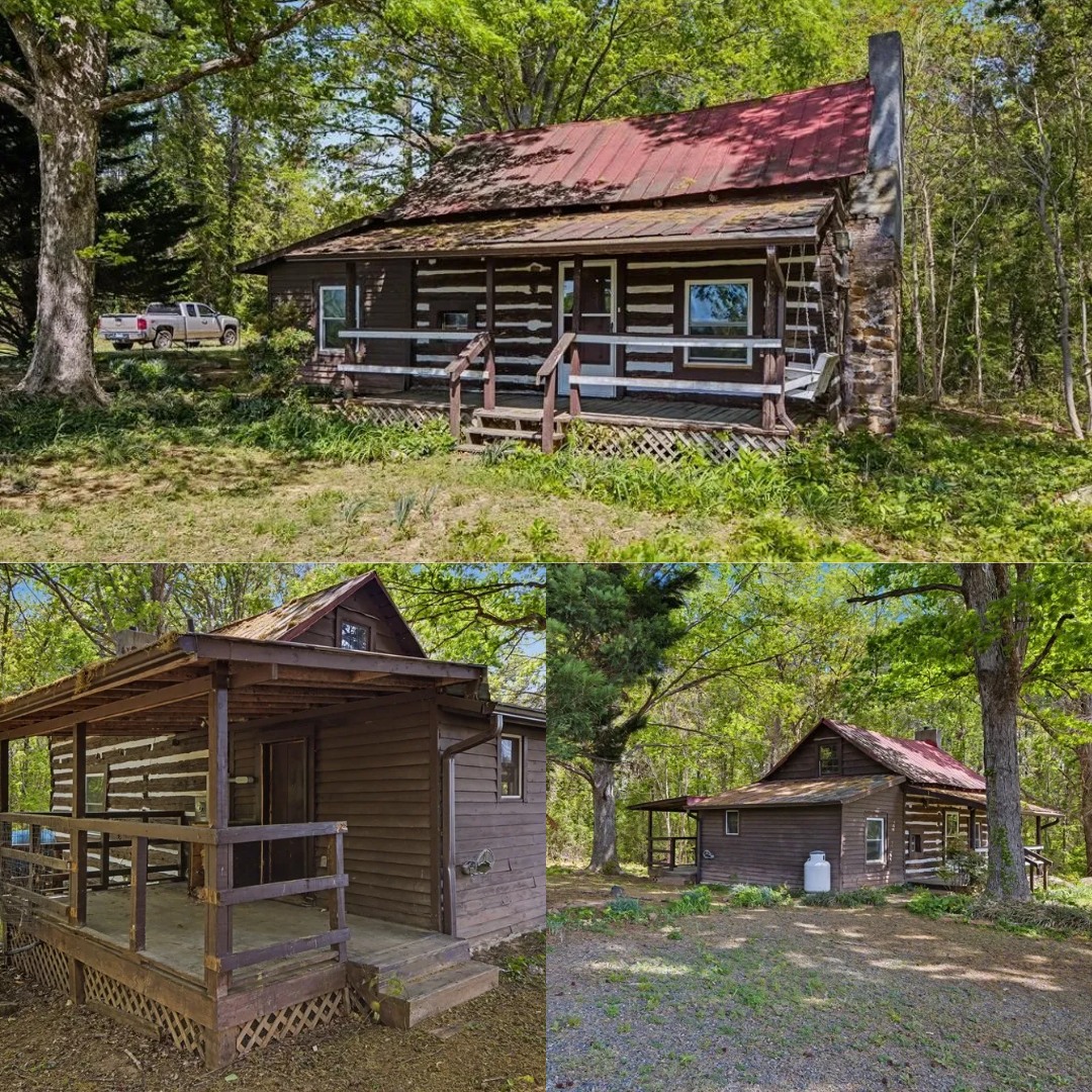 Peaceful Country Living: Log Cabin on 1 Acre in Halifax