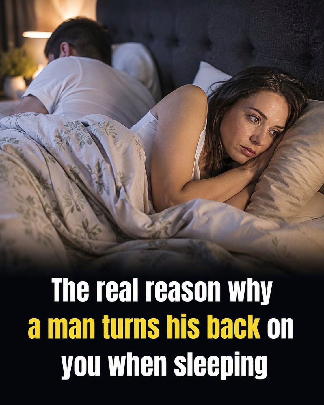 What It May Mean When Your Partner Sleeps With Their Back Turned Toward You