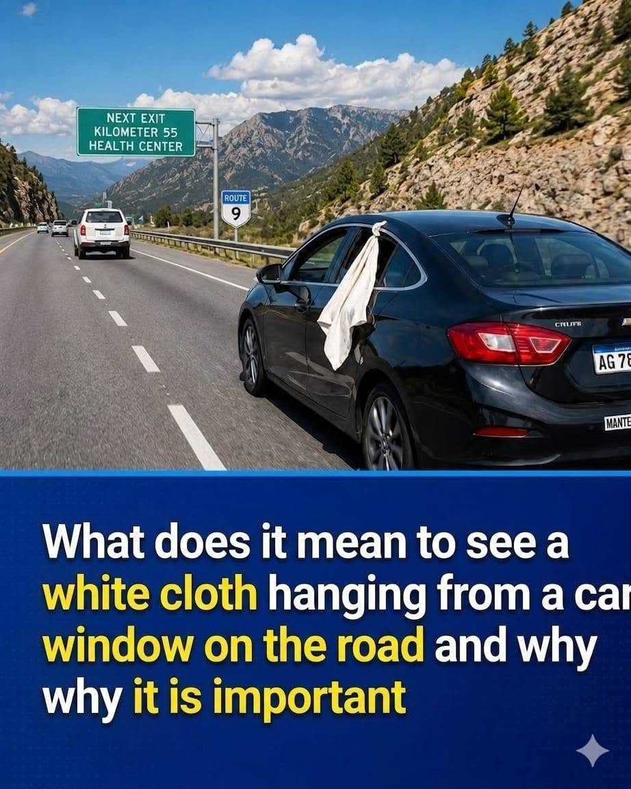 The Meaning Behind a White Cloth on a Windshield: What Drivers Should Know