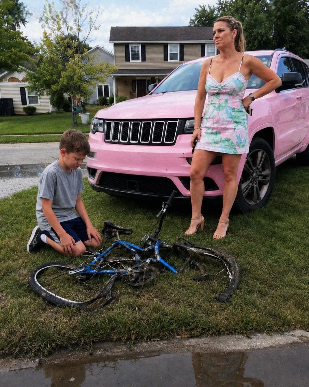 My Neighbor Destroyed My Son’s Priceless Bike—Then a Letter From My Late Husband Changed Everything