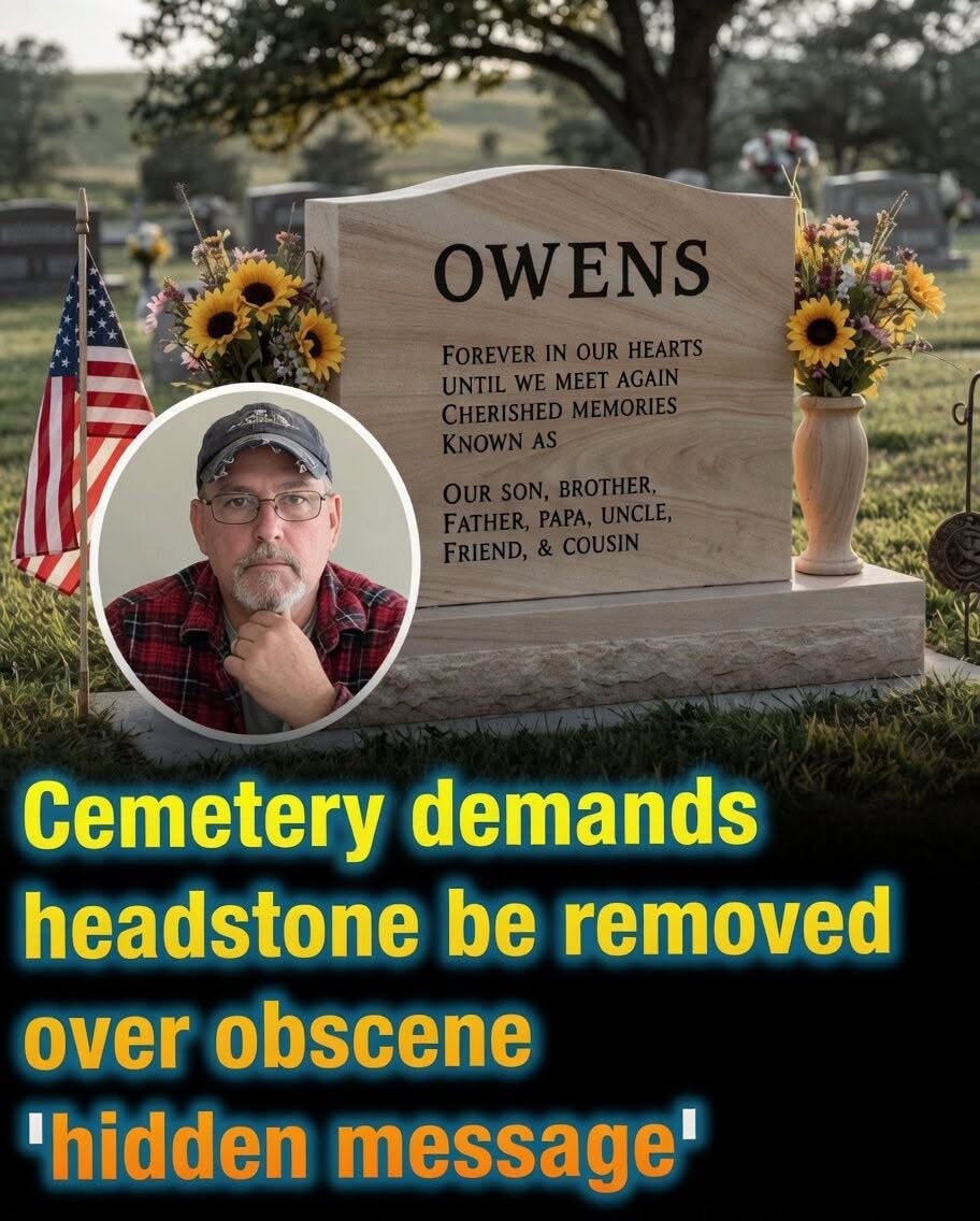 Hidden Message on a Loved One’s Headstone Sparks Unexpected Community Debate