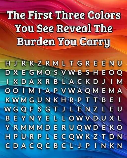 The First Three Colors You Spot Could Reveal Something Surprising About Your Mindset