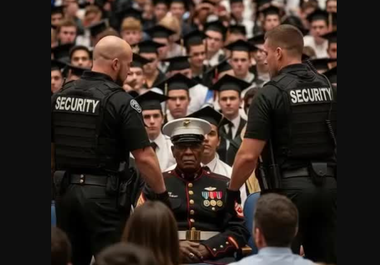Security Approached a Marine at Graduation—Then Six Young Men Stepped Forward