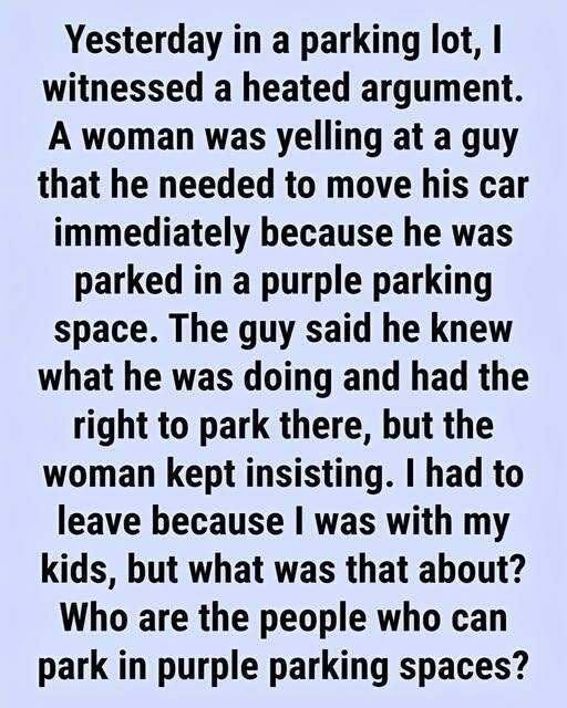 Why Some Parking Spaces Are Painted Purple—and What Drivers Should Know About Their Meaning