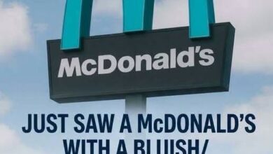 Why One McDonald’s Location Has Turquoise Arches Instead of the Classic Design