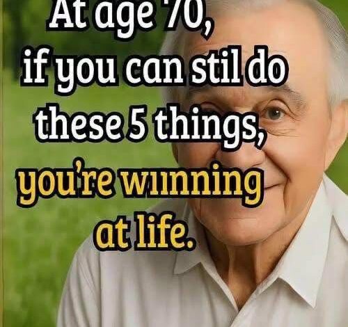 The Quiet Signs of a Beautiful Life After 70 That Many People Overlook The Quiet Signs of a Beautiful Life After 70 That Many People Overlook