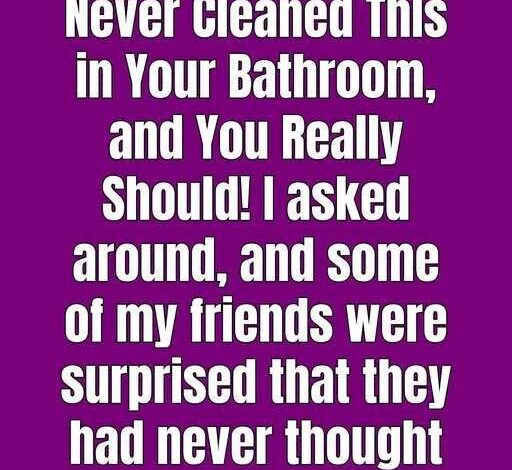 The Overlooked Bathroom Area Many People Forget to Clean and Why It Matters The Overlooked Bathroom Area Many People Forget to Clean and Why It Matters