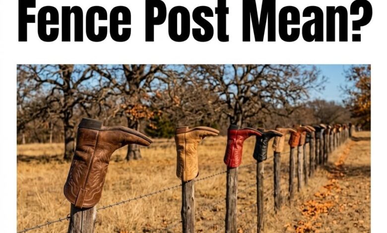 The Hidden Meaning Behind a Boot on a Fence Post That Many People Never Notice The Hidden Meaning Behind a Boot on a Fence Post That Many People Never Notice