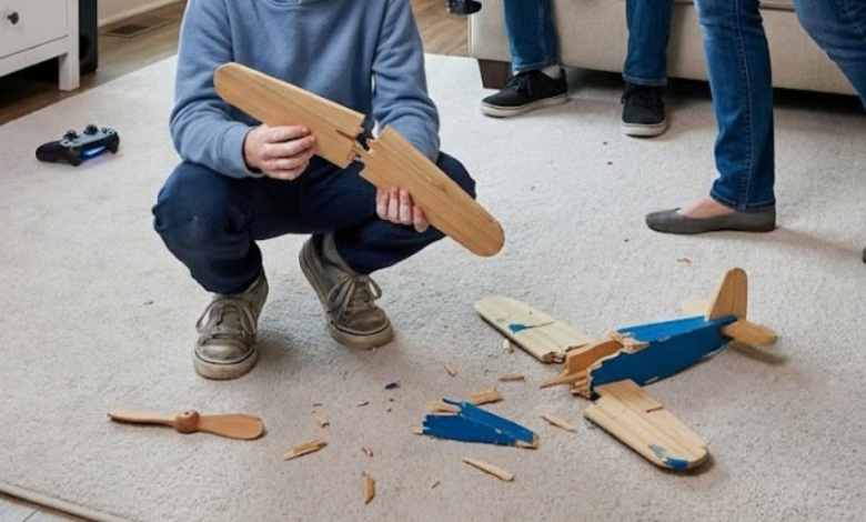 My Stepson Destroyed My Son’s Handmade Airplane — Then I Made a Difficult Family Decision