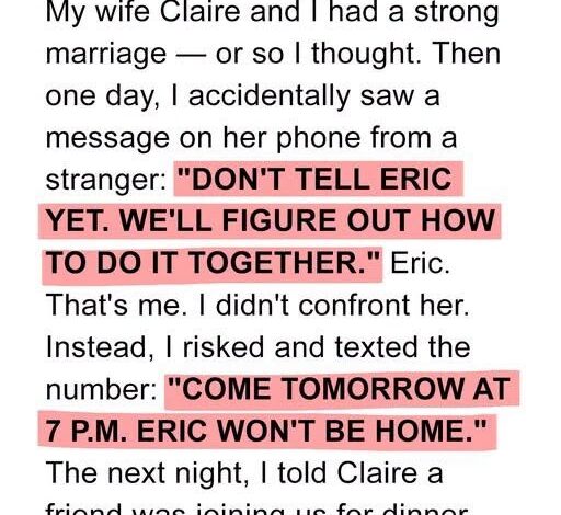 I Found a Stranger’s Message About Me on My Wife’s Phone — What I Did Next Changed Everything